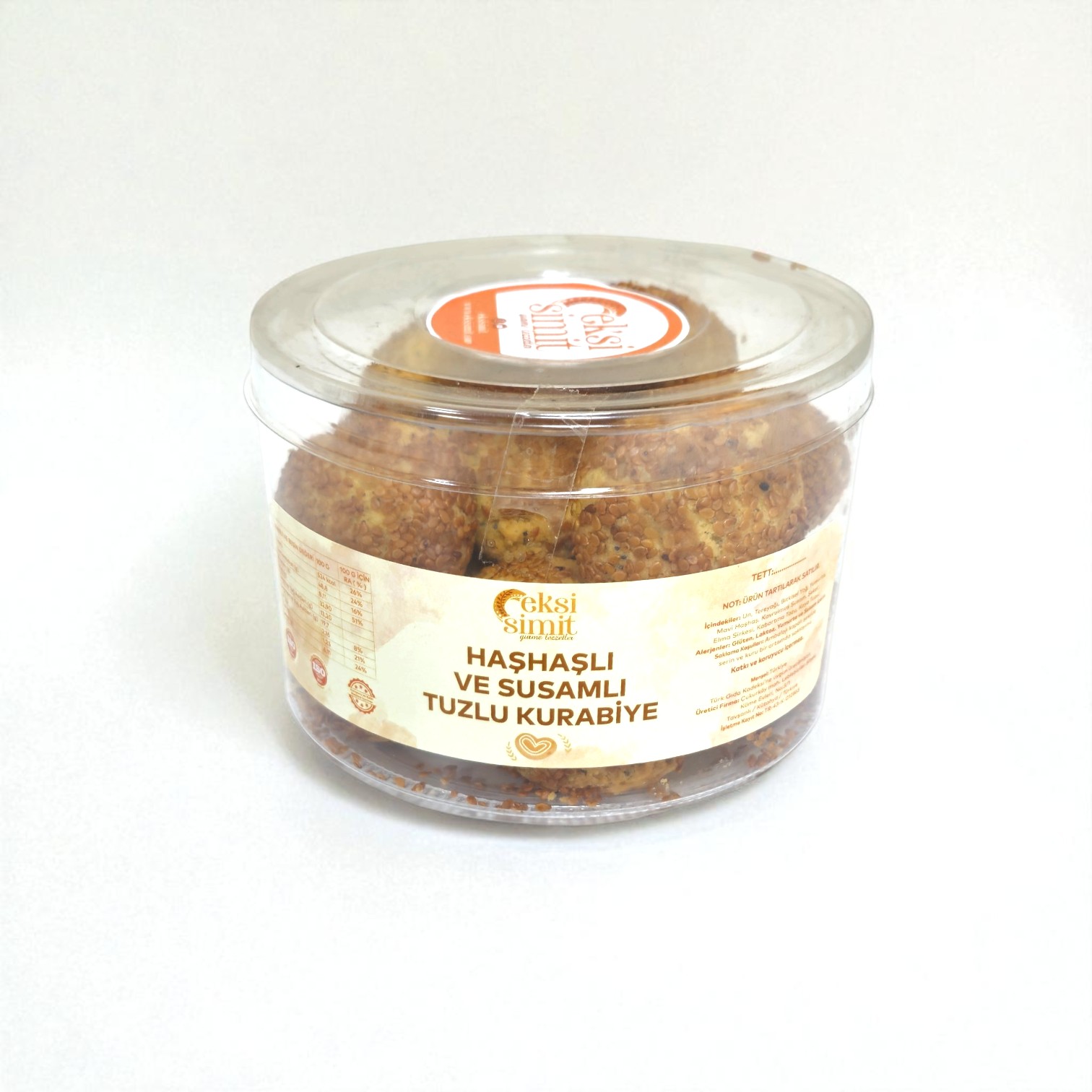 Haşhaşlı ve Susamlı Tuzlu Kurabiye 400 gr