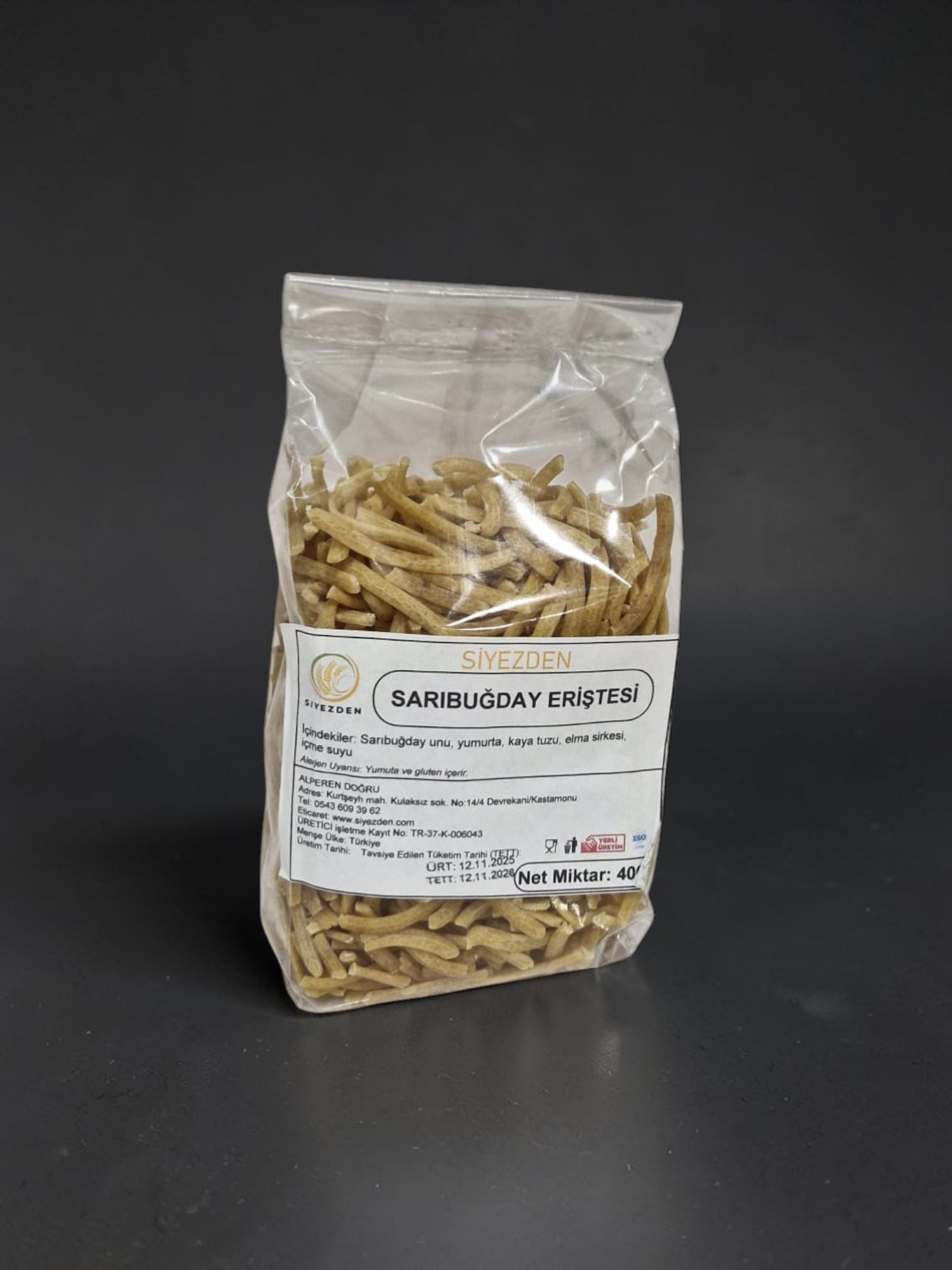 Sarıbuğday Eriştesi 400 gr