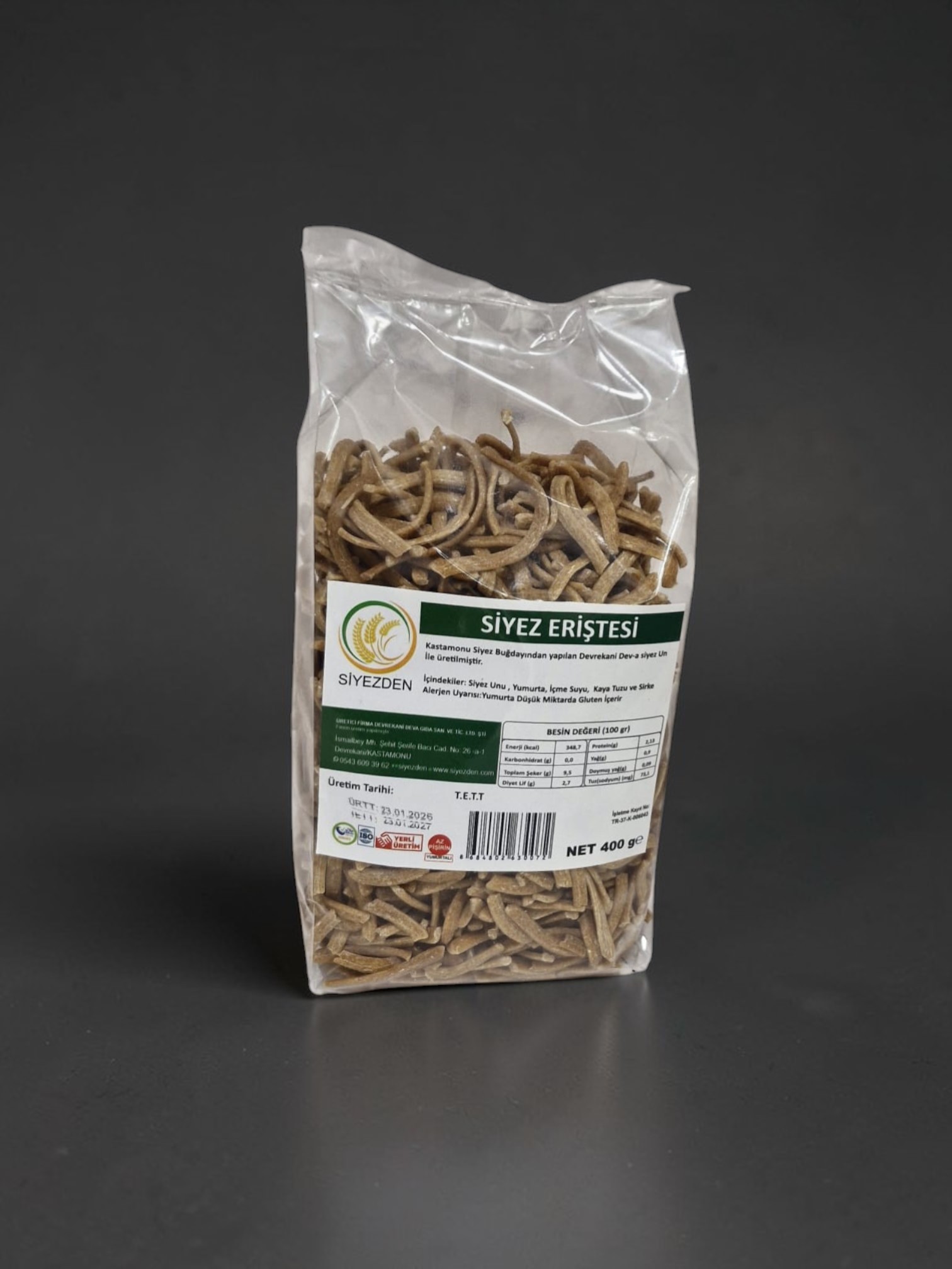 Siyez Eriştesi 400 gr